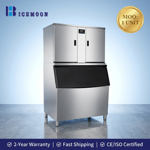 New Open Evaporator Design 1 Ton/24h Commercial <b>Ice</b> <b>Maker</b> Industrial Cube <b>Ice</b> Machine Stainless Steel Hotel Restaurant the Brand - Product Image 1