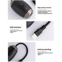 Proyector de Luz LED USB con Forma de Estrella, Luz de Galaxia Flexible de 360 Grados para Techo de Auto, Mini Lámpara Nocturna Portátil, Enchufable, Moderna, para Dormitorio