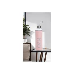 Bottiglietta d'acqua ShopZum rivestita in velluto borosilicato 719963 da 600 ML: la scelta ideale per eleganza e vita sana