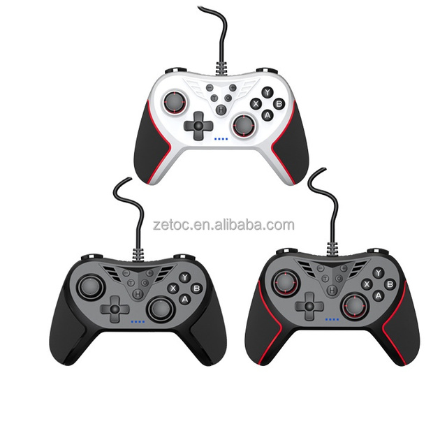 T42 Gaming Mando USB Wired Game Controller with Vibration Motor for Switch and PC