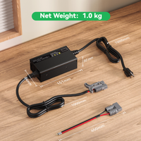Chargeur de batterie XYM QD180A 24V 12V 5A 10A 180W 100-240VAC pour fauteuils roulants électriques, scooters industriels et systèmes de stockage d'énergie