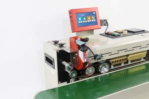 Selladora de Bolsas de Plástico T110K, Máquina de Sellado Continuo con Codificación de Fecha de Caducidad y Códigos QR, con Impresora de Inyección de Tinta - Product Image 4