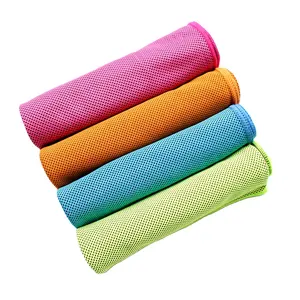 주문 microfiber 냉각 수건 손 체조 수건 작은 빠른 건조한 스포츠 수건