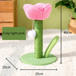 <span class=keywords><strong>Tiragraffi</strong></span> per Gatti a Forma di Fiore Rosa - Product Image 6