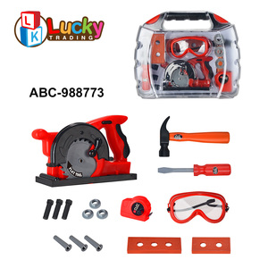 Jouets de rôle pour enfants Luckytoys, jeux de simulation, ensemble d'outils de réparation pour tout-petits avec boîte en plastique portable - Product Image 3