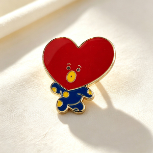 Low MOQ Zinc Alloy Custom Metal Enamel Brooch <b>Badge</b> Logo Lapel <b>Pin</b> For Promotion Giveaway - Product Image 5