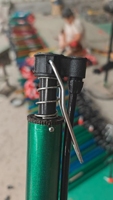 Pompe à air manuelle portable personnalisée pour vélo, valve Schrader à ressort, en fer, légère, 80-130 PSI, pour VTT