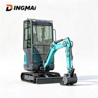 Mini-excavatrice compacte sur chenilles, facile à utiliser, commande par joystick, châssis en fonte, pour ferme, serre, jardin, fabricant
