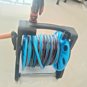 Enrouleur de tuyau d'arrosage rétractable robuste en plastique CNS Standard à fixation murale avec enroulement <span class=keywords><strong>automatique</strong></span> 30m <span class=keywords><strong>50m</strong></span> - Product Image 6