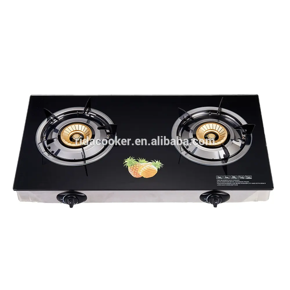 Altın tedarikçisi demir kolay yıkama pişirme aralığı tezgah üstü özel veya standart ince gaz sobası