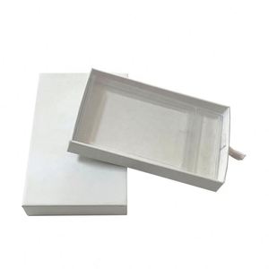 Caja de Regalo de Joyería de Cartón con Logotipo Personalizado, Caja de Embalaje con Cajón Deslizable para Collares, Caja de Papel para Pendientes, Embalaje de Joyería - Product Image 2