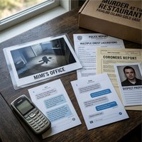 Jeu de détection d'énigmes criminelles personnalisé sous marque privée : jeu d'enquête réaliste sur les preuves de criminalité pour le divertissement des adultes