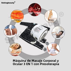 Aparato de Presoterapia de Alta Calidad, Drenaje Linfático, Máquina de Confort para Piernas, Soporte Post-entrenamiento, Rutina de Cuidado Corporal - Product Image 3