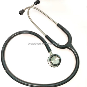 קלאסי נירוסטה ראש כפול ראש סטיטוסקופ ערמון גבוהה דיאפרגמה רופא צבי ZY-5007 pvc - Product Image 5