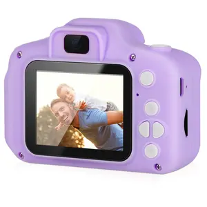 Gran oferta fotografía Video niños Cámara juguete 400Mah batería 7,3 V juguete 2,0 pulgadas IPS pantalla a Color HD niños cámara para niños