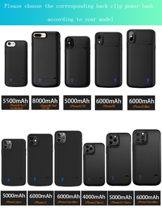 Xách tay 5000mAh Sạc USB điện thoại di động sạc điện thoại trường hợp pin trường hợp cho <span class=keywords><strong>iPhone</strong></span> 12 - Product Image 4