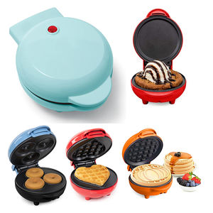 Mini <span class=keywords><strong>gaufrier</strong></span> <span class=keywords><strong>compact</strong></span> 3 en 1 pour beignets, gaufres pour fêtes, mini <span class=keywords><strong>gaufrier</strong></span> rond - Product Image 5