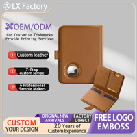 Dompet Paspor PU dengan Kancing, Kantung Ponsel MagSafe, Anti-RFID, Tipis, Slot AirTag, dan Tempat Kartu Magnetik
