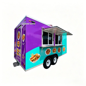Remolque de postres con certificación CE DOT, equipo completo ODM para comida rápida personalizada, venta ambulante de helados suaves, cocina móvil. - Product Image 2