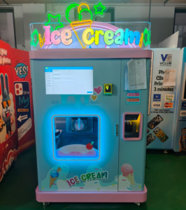 Machine à crème glacée commerciale en libre-service, pour desserts faits maison, avec code QR, mini, pour enfants, entièrement automatique, modèle tendance - Product Image 5