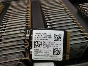 ของใหม่ดั้งเดิมสำหรับ <span class=keywords><strong>Samsung</strong></span> PM991 MZ-VLQ1T00 MZ-VLQ1T0B PM991A 2230 <span class=keywords><strong>1T</strong></span> NVMe <span class=keywords><strong>SSD</strong></span> - Product Image 2