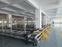 Transportador de Rodillos Gratuito para Líneas de Prueba y Enfriamiento Automatizadas, Sistema de Transportador Modular a Prueba de Polvo y ESD, Personalizado