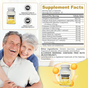 गंध/ओम गर्म बिक्री कैंडिडा शुद्ध कैप्सूल डिटॉक्स स्वास्थ्य पूरक आंत पाचन कैंडीडा शुद्ध कैप्सूल - Product Image 3