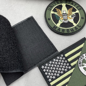 Patch brodé drapeau USMS prêt à être expédié, badge moral pour sacs à dos d'extérieur, gilets tactiques, chapeaux - Product Image 5