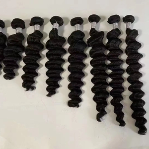 Extensions de cheveux naturels non traités, cheveux humains brésiliens, cheveux vierges euraséens 10a, cheveux vierges slaves russes, matière première - Product Image 1