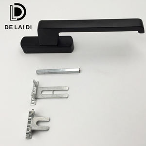 مقبض باب منزلق من الألومنيوم مثبت على السطح مع قفل ومحرك انزلاق - Product Image 2