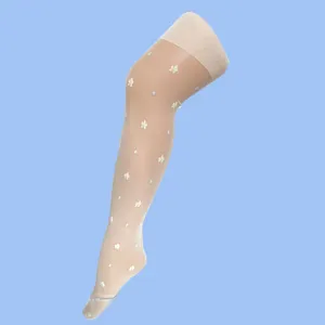 Enfants chaussettes serré blanc brillant collants bas de soie enfants bas filles leggings mignon