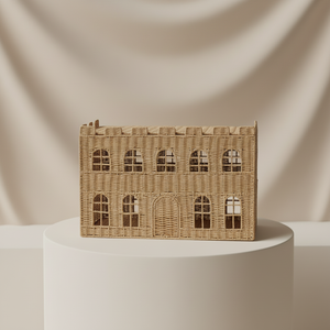 Panier <span class=keywords><strong>de</strong></span> rangement suspendu en corde <span class=keywords><strong>de</strong></span> papier tressée, charmant, <span class=keywords><strong>de</strong></span> qualité alimentaire, léger et écologique, idéal pour la chambre d'enfant - Product Image 6