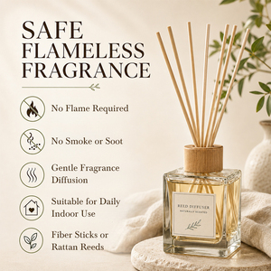 Set Regalo di Diffusori di Fragranze AIKUN di Alta Gamma con Olio Essenziale Ricaricabile e <span class=keywords><strong>Bastoncini</strong></span> in Rattan per Regali al Dettaglio - Product Image 5