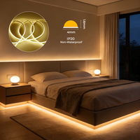 Luminaires de plafond, bande LED COB 24V, CRI90, flexible, télécommande, variateur d'intensité, IP20, bande LED FCOB 24V, éclairage décoratif