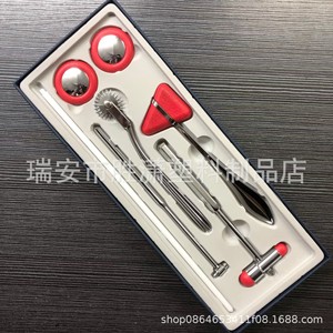 Ensemble de marteaux de percussion Shengxiao 5 pièces XL-700 en alliage de zinc, outil de diagnostic neurologique et orthopédique, massage santé - Product Image 2