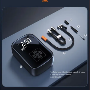 Car Wireless Portable Electronic <b>Air</b> <b>Pump</b> Tire <b>Pump</b> Quick <b>Air</b> Refill Tire Vehicle Tool Digital <b>Air</b> <b>Pump</b> Tire T - Product Image 4