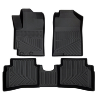 Prix usine tapis de voiture imperméable tapis de voiture à vaisselle profonde tapis de coffre accessoires de voiture pour Hyundai Accent Elantra Santa FE