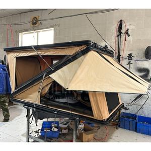 Volonté <span class=keywords><strong>de</strong></span> haute qualité <span class=keywords><strong>coque</strong></span> dure en aluminium en forme <span class=keywords><strong>de</strong></span> Z SUV <span class=keywords><strong>tente</strong></span> <span class=keywords><strong>de</strong></span> <span class=keywords><strong>toit</strong></span> grand espace tout-terrain Camping voiture <span class=keywords><strong>tente</strong></span> faite Oxford nouveau - Product Image 3