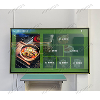 HUSHIDA côté étroit 21.5 32 43 55 pouces LCD lecteur vidéo panneau supermarché mural écran tactile kiosque équipement publicitaire