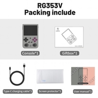 Dropshipping ANBERNIC RG353V Consola de Juegos Inalámbrica de 3.5 Pulgadas con Sistema Operativo Android 11 y Linux, Consola de Juegos Portátil de 64 GB con 15000 Juegos ANBERNIC RG35