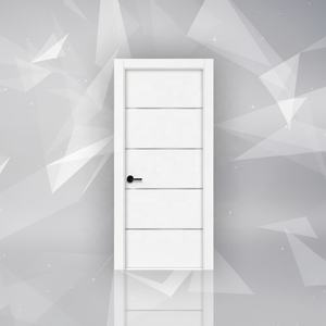 Puertas Corredizas Interiores Modernas Antirrobo para Dormitorios de Hotel, Fabricadas en Madera MDF Compuesta - Product Image 3