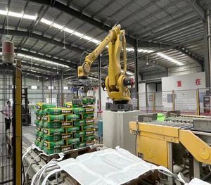 Artificial Intelligence <strong>Robot</strong> Multi Function 15KG 25KG 30KG Pellet Bag Packaging <strong>Robot</strong> Palletizing Machine - Product Image 1