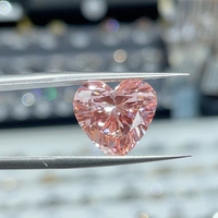 Diamante de Laboratorio IGI de Color Fantasía al por Mayor, 1-1.1ct, Forma Fantasía, Color Rosa, Diamante CVD, Corte Radiante, Corazón, Ovalado, VVS, VS, Diamante Cultivado en Laboratorio