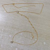 Vente chaude bijoux de mode de luxe légers chaîne de corps collier de mariée chaîne arrière Zircon chaîne de corps arrière