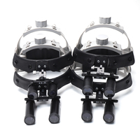 Loupe binoculaire dentaire 6X à fixation sur casque, microscope dentaire, loupe Kepler à fixation sur tête
