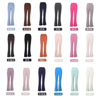 Ensembles de yoga pastel pour femmes, ensembles de yoga néon, leggings taille haute et crop top, tenues de sport d'été, fournisseur