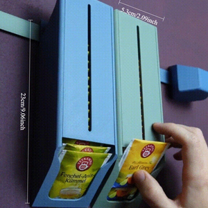 กล่องเก็บถุงชาพิมพ์ลาย3D ทันสมัยสำหรับเปิดเทอม - Product Image 1