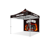 GREENTENT 3x3 Tente pliante promotionnelle personnalisée avec impression de logo, pour extérieur, entreprise, publicité, salon professionnel