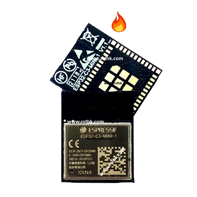 ESP32-C3 MINI 1 ESP32-C3-MINI-1-N4 Wireless Module STOCK with Authentic 4MB Flash PCB Antenna With Esp32c3 ESP32-C3FN4 Chip