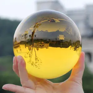 Factory Wholesale 40mm 50mm 60mm 80mm 100mm 160mm 200mm Large Size Transparent Jewelry Decor Glass Ball